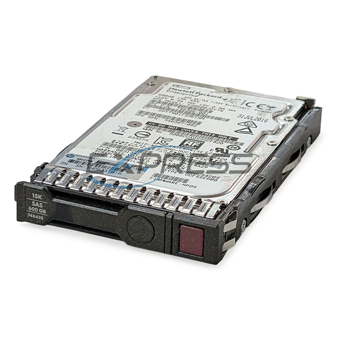 HPE 2.5" 600GB 15K SAS 6Gbps Enterprise HDD | 748435-001