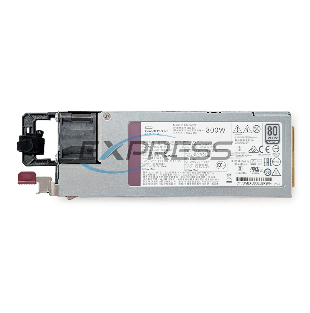 HPE 800W Flex Slot Platinum Power Supply Unit (PSU) | 865409-001