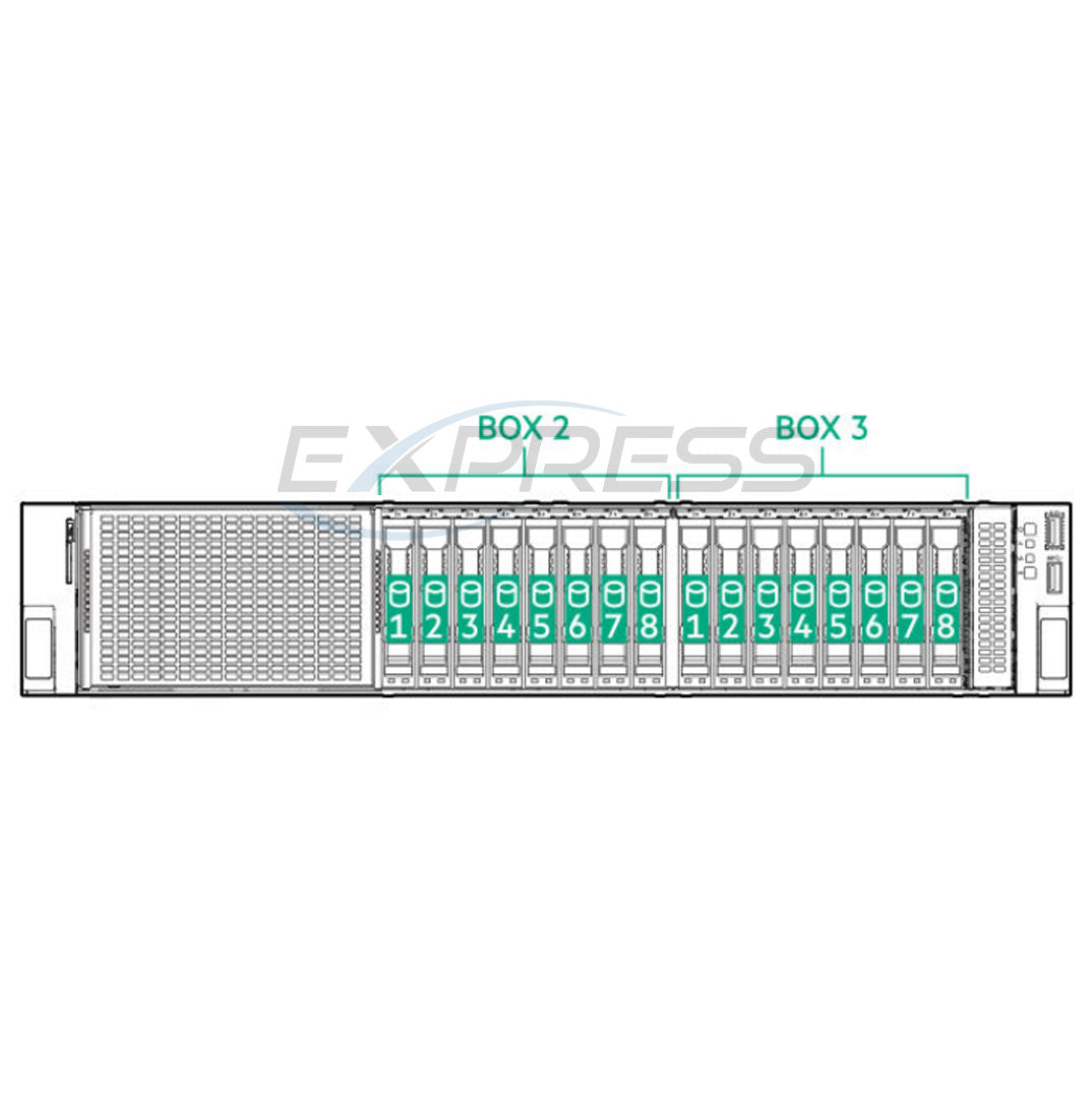 P55082-B21 - 8SFF Tri-Mode U.3 x1 BC Backplane Kit