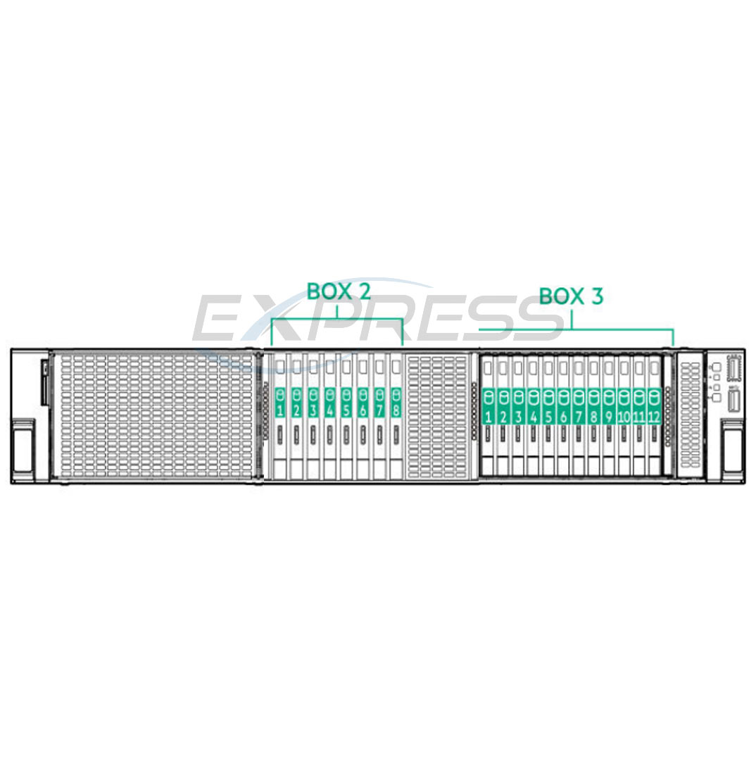 P64383-B21 - 20 EDSFF x4 Box 2-3 Drive Cage Kit | Refurbished HPE ProLiant DL345 Gen11