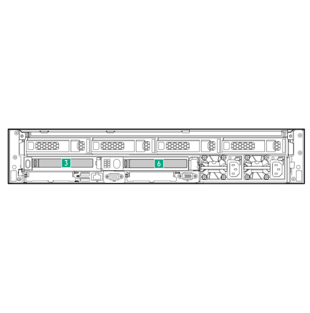 P55098-B21 - x16 Primary Riser Kit for LFF Rear Cage | HPE ProLiant DL3x5 Gen11