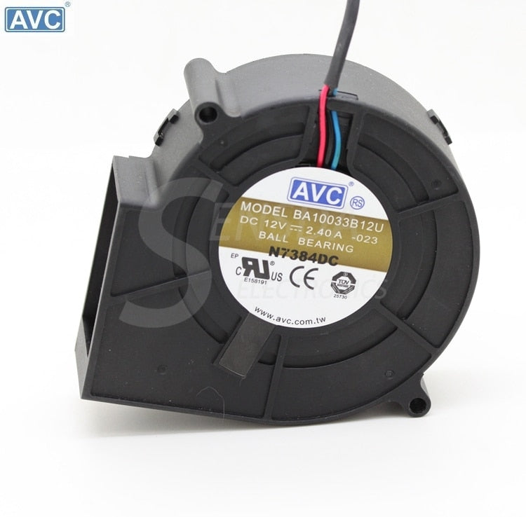 AVC BA10033B12U 97x94x33mm 12V DC 2.4A Axial Cooling Fan