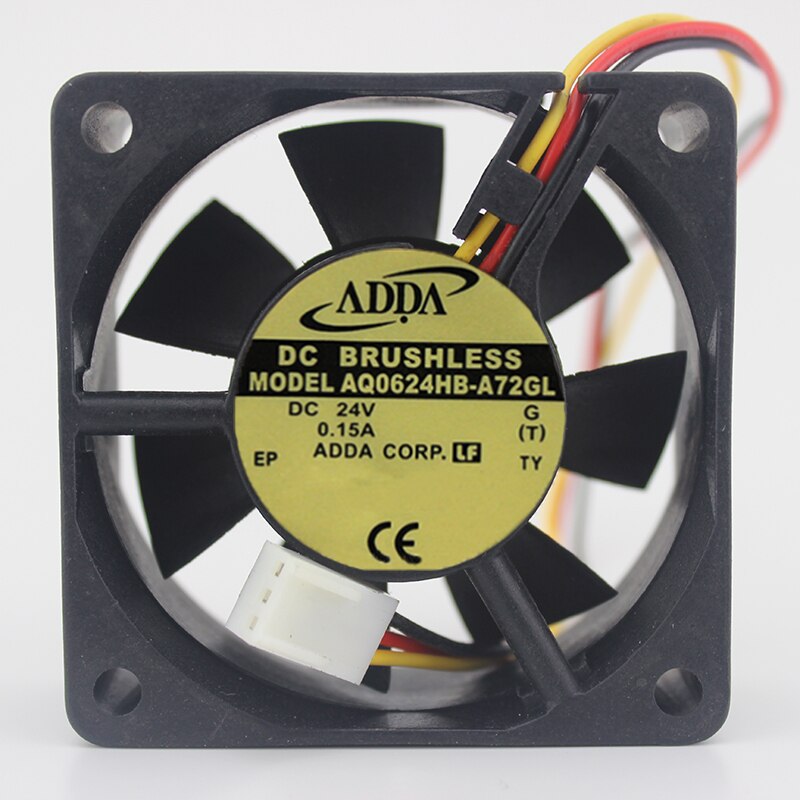 ADDA AQ0624HB-A72GL 60x60x25mm 24V DC Axial Cooling Fan