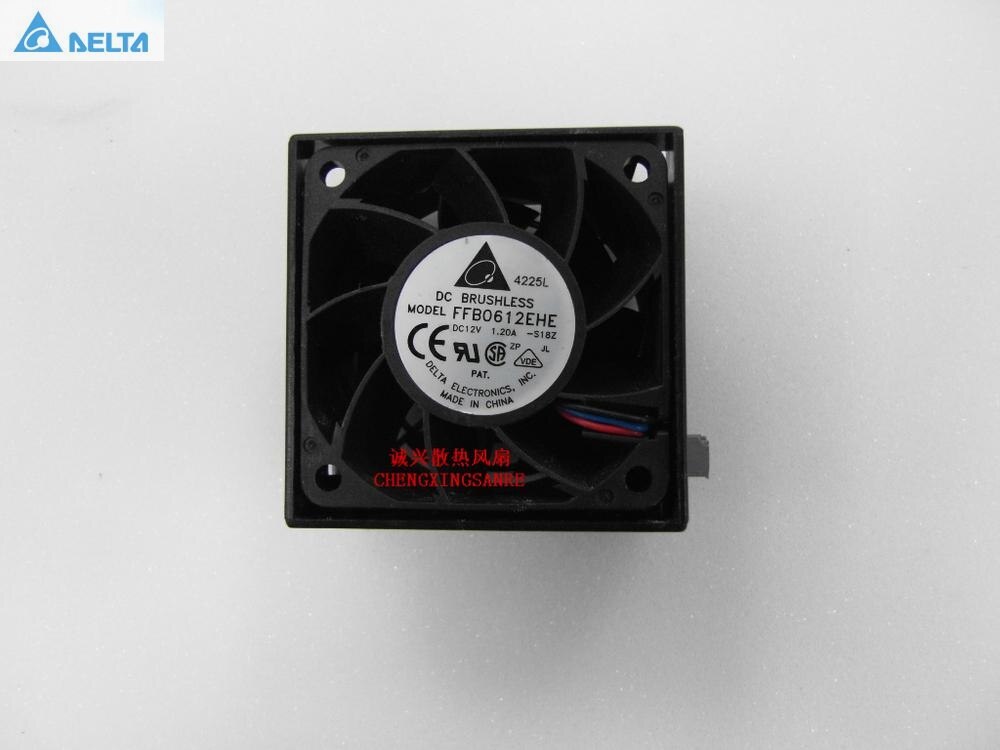 Delta FFB0612EHE 60x60x38mm 12V DC 1.2A Axial Cooling Fan