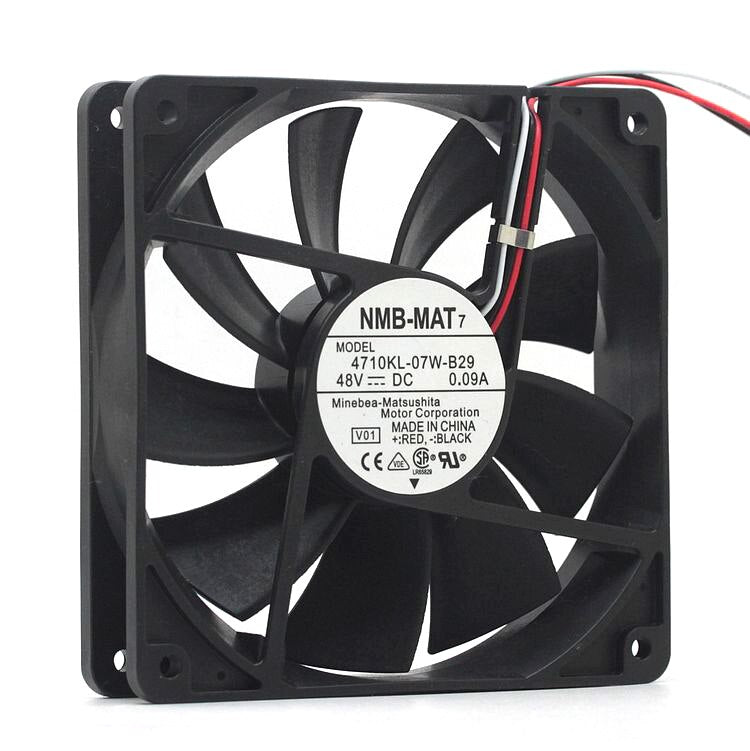 NMB 4710KL-07W-B29 120x120x25mm 48V DC 0.09A Axial Cooling Fan