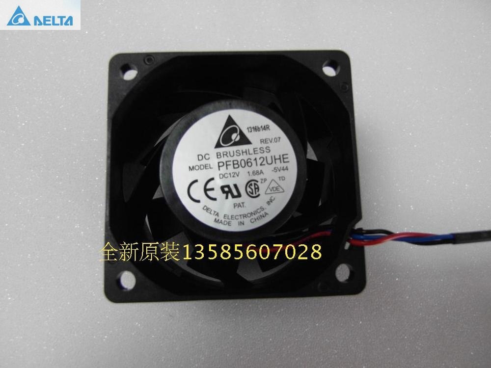 Delta PFB0612UHE 60x60x38mm 12V DC 1.68A Axial Cooling Fan