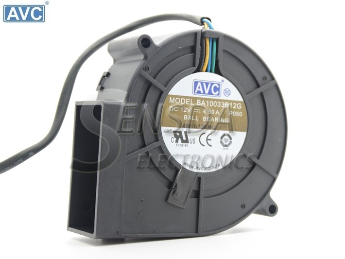AVC BA10033B12G 97x94x33mm 12V DC 4.5A Axial Cooling Fan