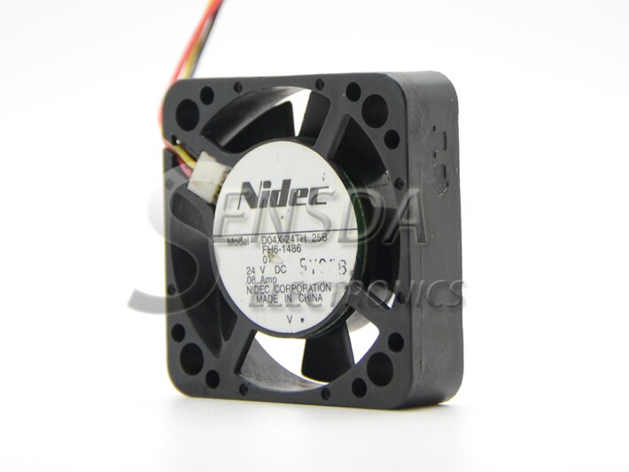 Nidec D04X-24TH 24V DC 40x40x10mm Brushless Cooling Fan