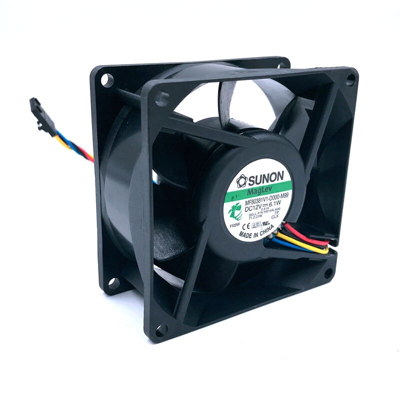 SUNON MF80381V1-D000-M99 80x80x38mm 12V DC Axial Cooling Fan