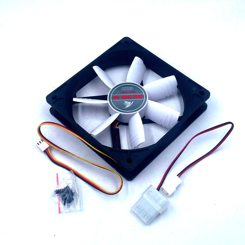 EC12025M12SA 120x120x25mm 12V DC 0.28A Axial Cooling Fan