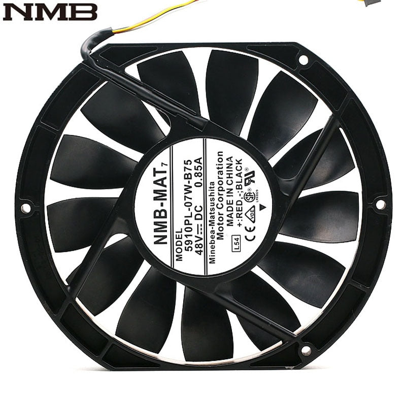 NMB 5910PL-07W-B75 59x59x10mm 48V DC 0.85A Axial Cooling Fan