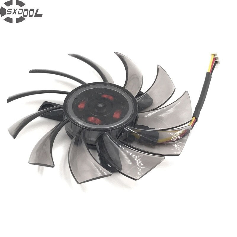 Everflow T128010SM 12V DC 74x74x10mm Brushless Cooling Fan
