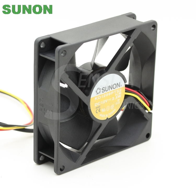 SUNON KD1209PTS2 92x92x25mm 12V DC Axial Cooling Fan