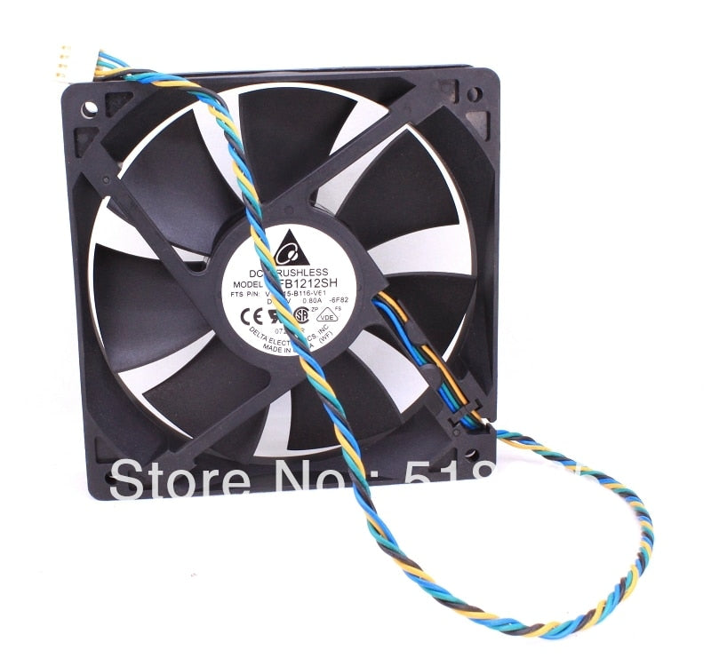 Delta AFB1212SH 120x120x25.4mm 12V DC 0.53A DC Axial Fan