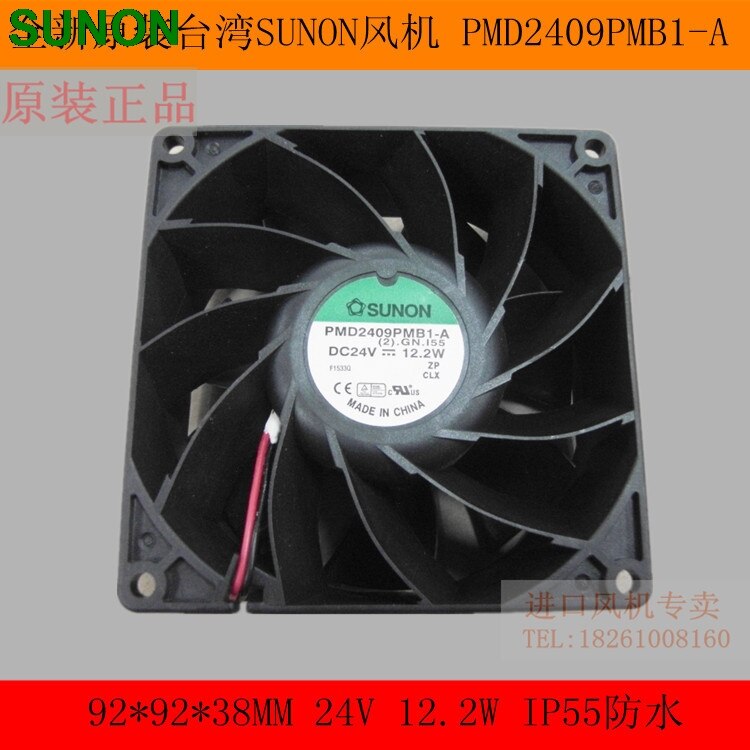 SUNON PMD2409PMB1-A 92x92x38mm 24V DC Axial Cooling Fan