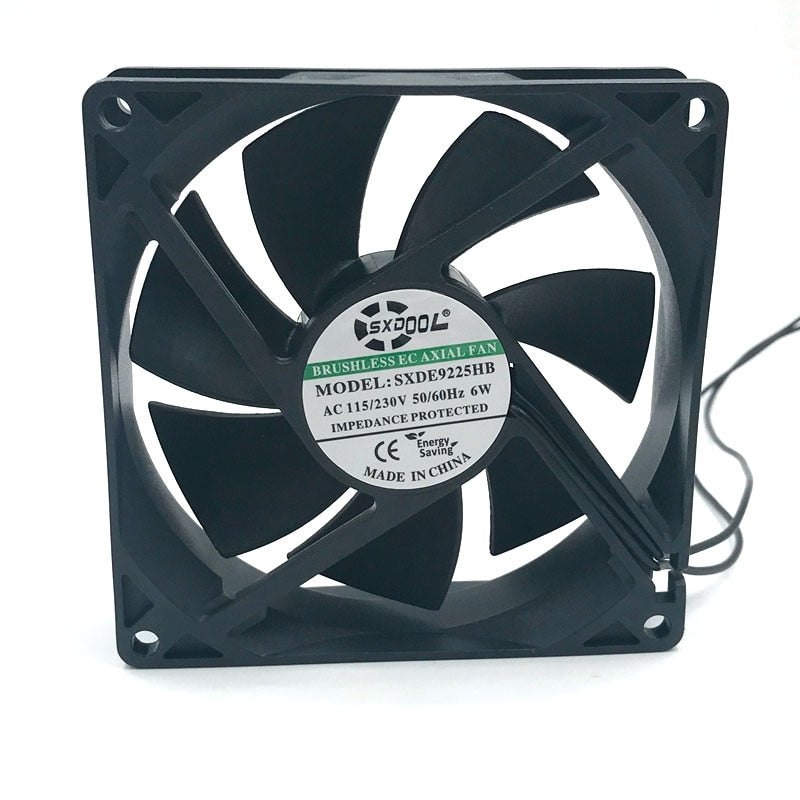 SXDOOL SXDE9225HB EC Axial Fan 92x92x25mm AC 110/115/220/230V 6W