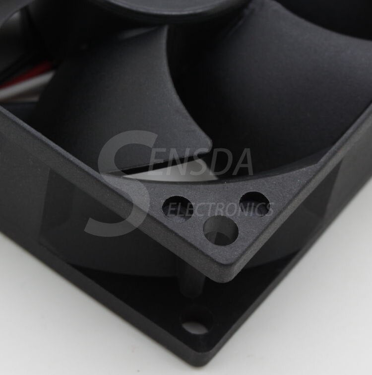 AVC DS08025T12H 80x80x25mm 12V DC 0.3A Axial Cooling Fan