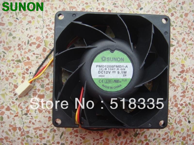 SUNON PMD1208PMB1-A 80x80x38mm 12V DC Axial Cooling Fan