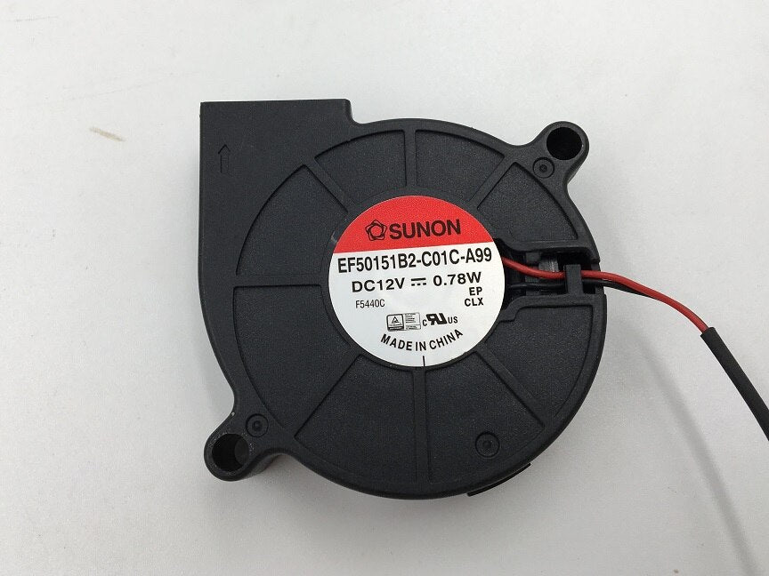 SUNON EF50151B2-C01C-A99 50x50x15mm 12V DC Axial Cooling Fan