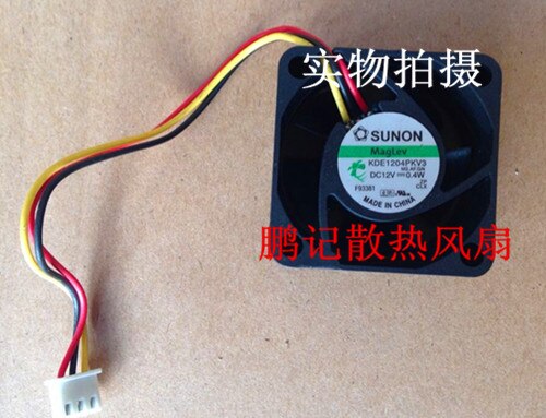 SUNON KDE1204PKV3 40x40x20mm 12V DC Axial Cooling Fan