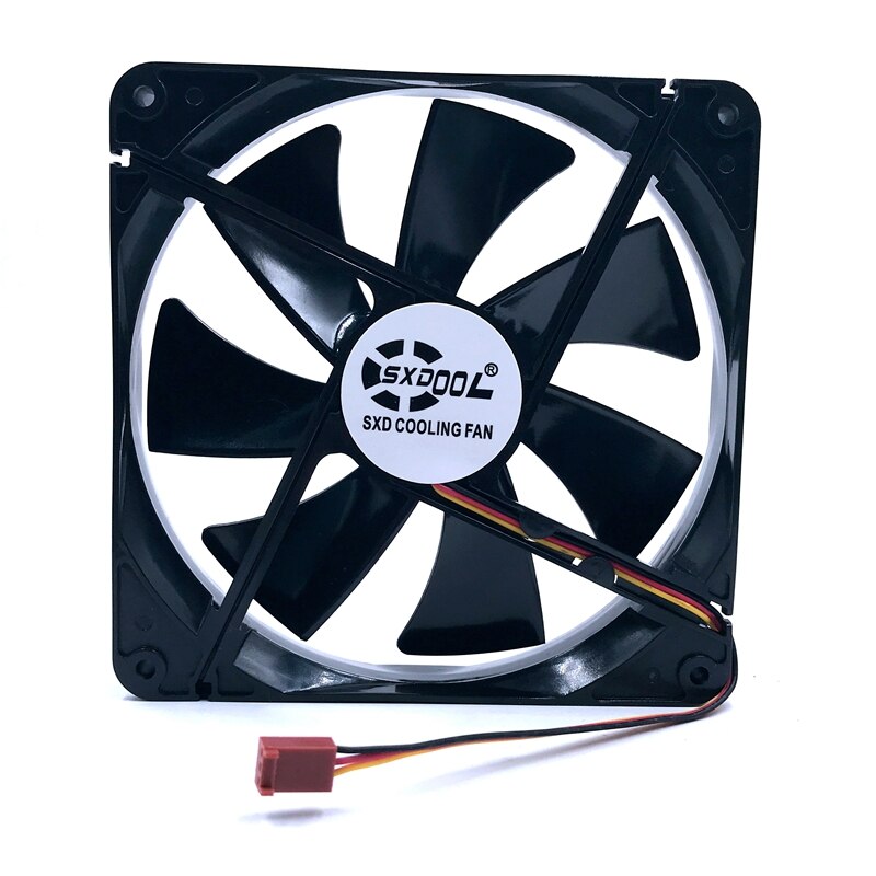 DF1402512SEDN 140x140x25mm 12V DC 0.06A Axial Cooling Fan