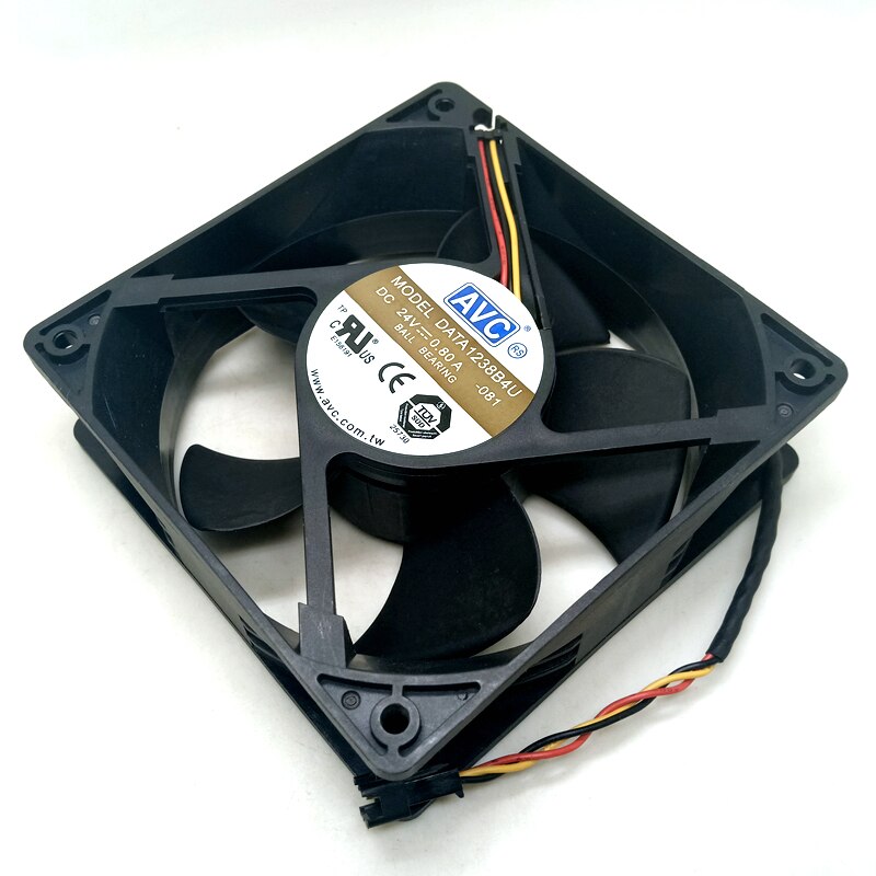 AVC DATA1238B4U 120x120x38mm 24V DC Industrial Cooling Fan