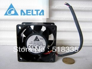 Delta PFC0612DE-F00 60x60x38mm 12V DC 1.40A 4-Wire PWM Axial Cooling Fan