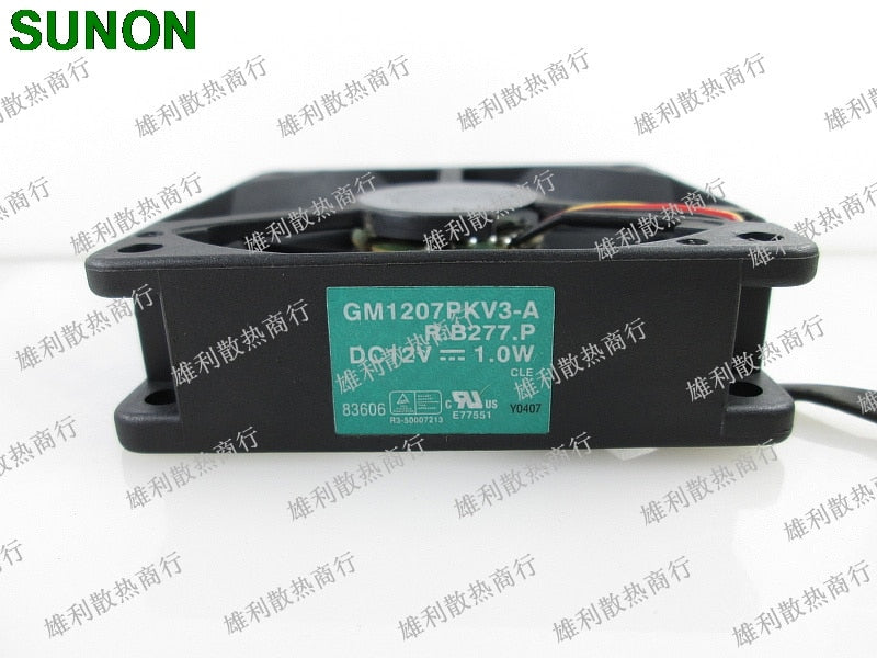 SUNON GM1207PKV3-A 70x70x20mm 12V DC Axial Cooling Fan
