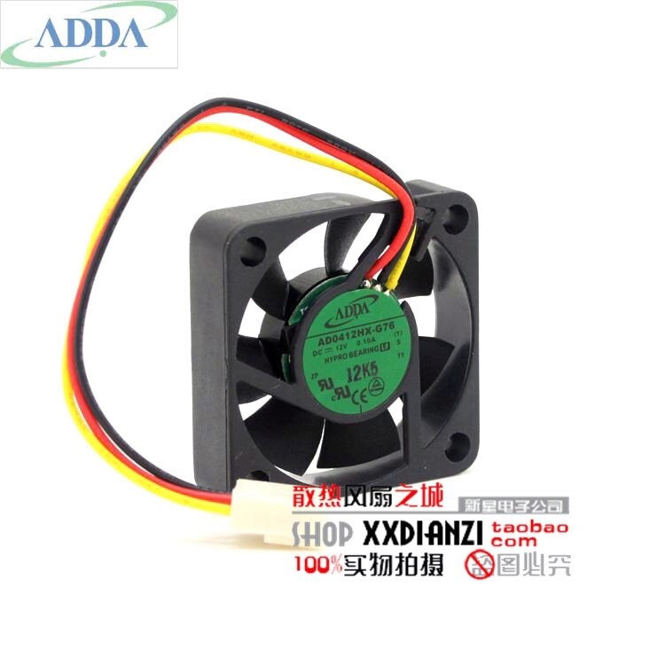 ADDA AD0412HX-G76 12V DC 0.10A Axial Cooling Fan