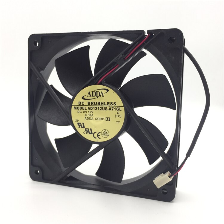 ADDA AD1212US-A71GL 120x120x25mm 12V DC Industrial Cooling Fan