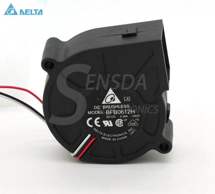 Delta BFB0612H-G920 60x60x25mm 12V DC 0.36A Axial Cooling Fan