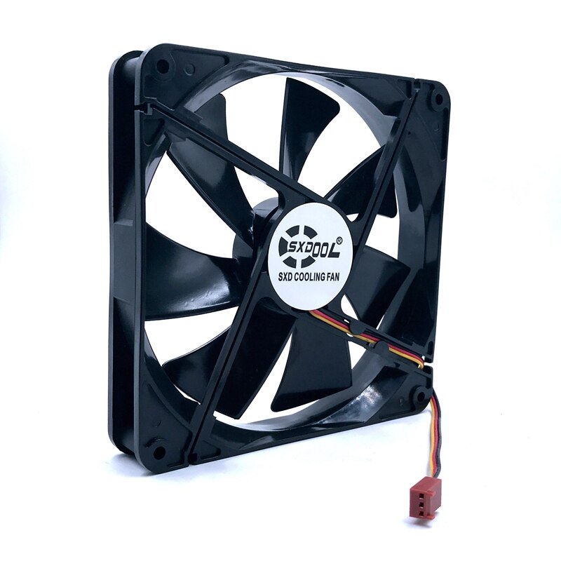 DF1402512SEDN 140x140x25mm 12V DC 0.06A Axial Cooling Fan