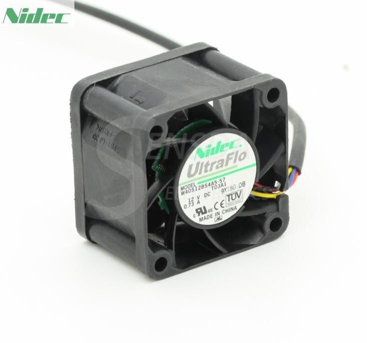 Nidec W40S12BS4A5-57 40x40x28mm 12V DC 4A Axial Cooling Fan