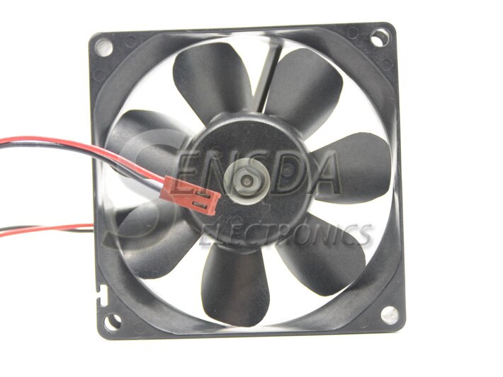 Sanyo Denki 109R0812T4H152 80x80x25mm 12V DC 0.14A 2-Wire Axial Cooling Fan