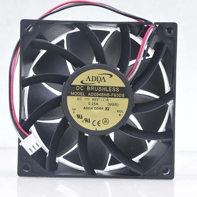 ADDA AD0948HB-F93DS 92x92x38mm 48V DC Industrial Cooling Fan