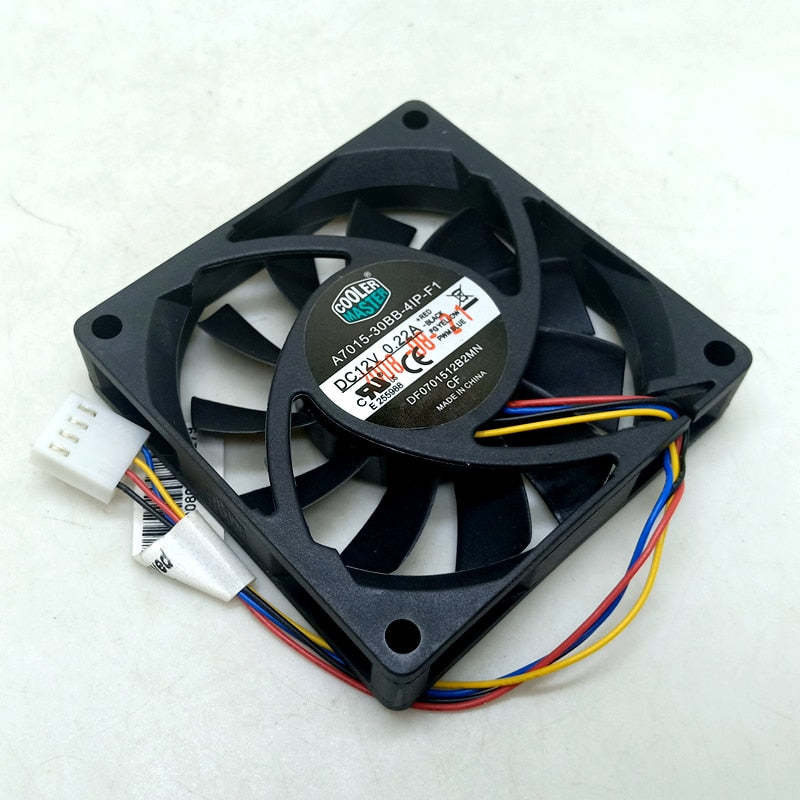 A7015-30BB-4IP-F1 70x70x15mm 12V DC 0.22A Axial Cooling Fan