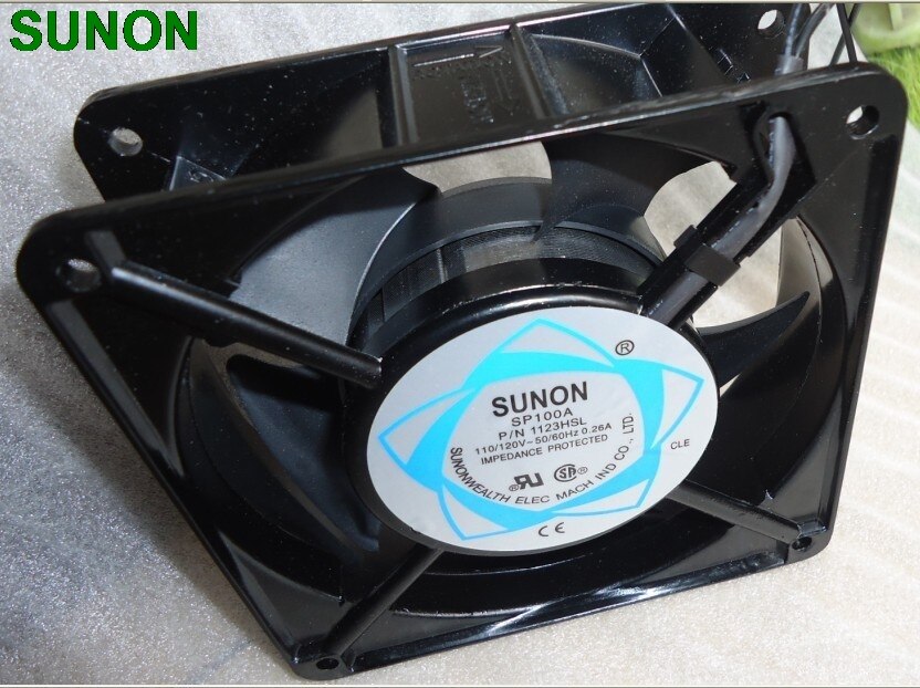 SUNON 1123HSL 115V AC 120x120x38mm AC Axial Cooling Fan