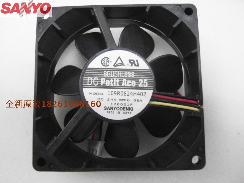 Sanyo Denki SANYO 80x80x25mm 24V DC 0.08A Axial Cooling Fan