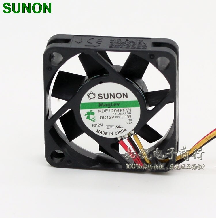 SUNON KDE1204PFV1 40x40x10mm 12V DC Axial Cooling Fan
