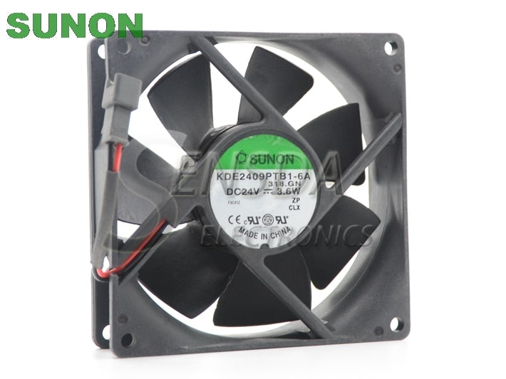 SUNON KDE2409PTB1-6A 92x92x25mm 24V DC Axial Cooling Fan