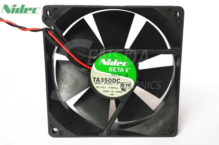 Nidec M34261-16 90x90x25mm 24V DC 0.28A Axial Cooling Fan