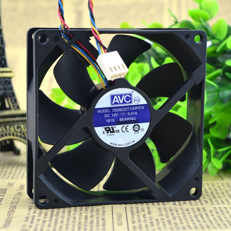 AVC DS09225T12HP079 90x90x25mm 12V DC Industrial Cooling Fan