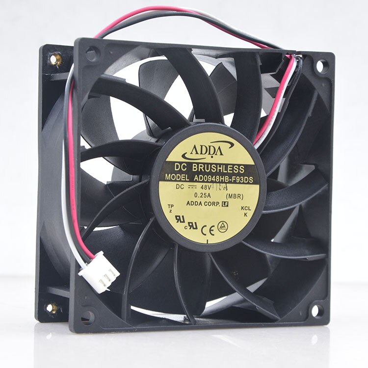 ADDA AD0948HB-F93DS 92x92x38mm 48V DC Industrial Cooling Fan