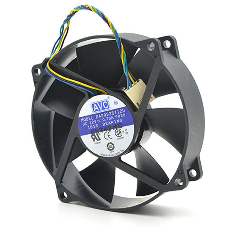 AVC DA09025T12U 92x92x25mm 12V DC 0.70A Axial Cooling Fan