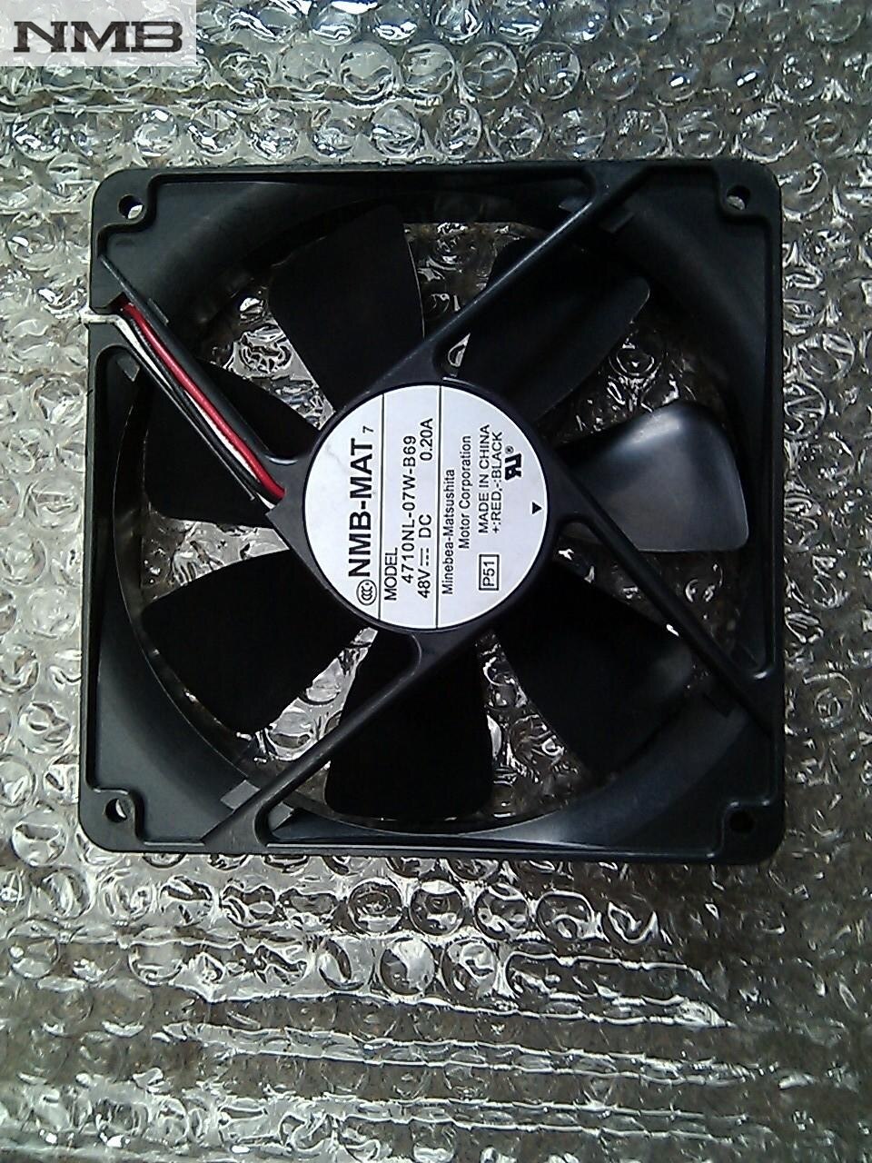 NMB 4710NL-07W-B69 120x120x25mm 48V DC 0.2A Axial Cooling Fan