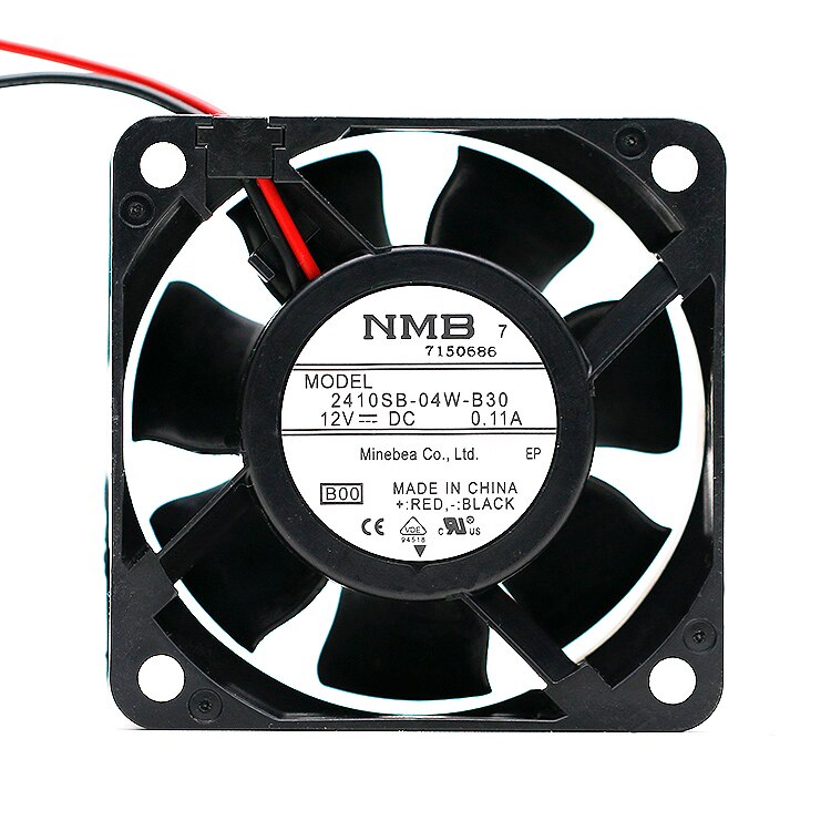 NMB 2410SB-04W-B30 24x24x10mm 12V DC 0.11A Axial Cooling Fan