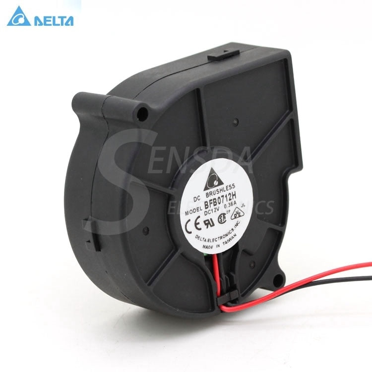 Delta BFB0712H 75x75x30mm 12V DC 0.36A Axial Cooling Fan