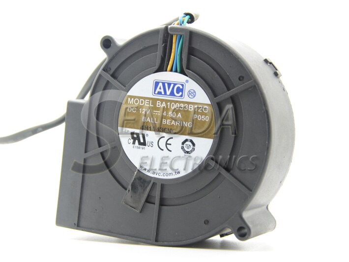 AVC BA10033B12G 97x94x33mm 12V DC 4.5A Axial Cooling Fan