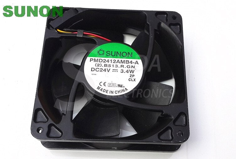 SUNON PMD2412AMB4-A 120x120x38mm 24V DC Axial Cooling Fan