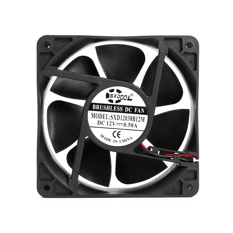 SXDOOL SXD12038B12M-1 120x120x38mm 12V DC 0.50A Axial Cooling Fan